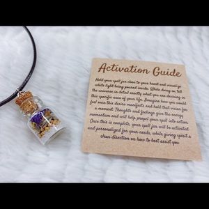 Stress Relief Spell Jar Necklace